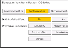 Abbildung Bedienfeld-Display