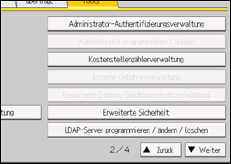 Abbildung Bedienfeld-Display
