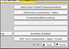 Abbildung Bedienfeld-Display