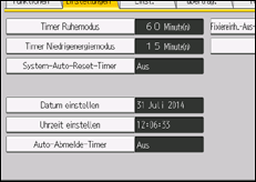 Abbildung Bedienfeld-Display