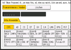 Abbildung Bedienfeld-Display