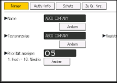 Abbildung Bedienfeld-Display