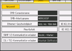 Abbildung Bedienfeld-Display