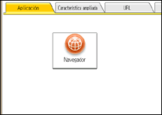 Ilustración de la pantalla panel de mandos