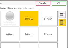 Ilustración de la pantalla panel de mandos
