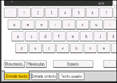 Ilustración de la pantalla panel de mandos