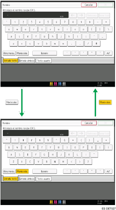 Ilustración de teclas