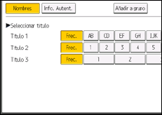 Ilustración de la pantalla panel de mandos