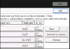 Ilustración de la pantalla panel de mandos
