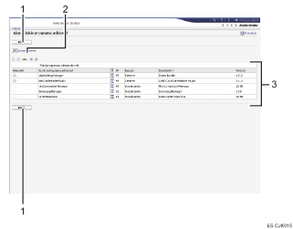Ilustración de llamada numerada de ilustración de pantalla del explorador Web