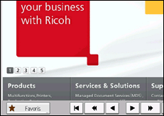 Illustration de l'écran du panneau de commande