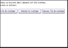 Illustration de l'écran du panneau de commande