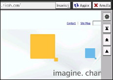 Illustrazione della schermata sul pannello di controllo