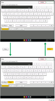 Illustrazione dei tasti