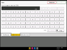 Schermafbeelding bedieningspaneel