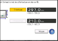 Afbeelding van bedieningspaneel