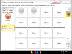 Schermafbeelding bedieningspaneel