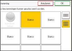 Schermafbeelding bedieningspaneel