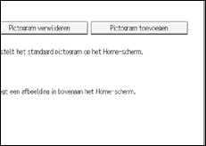Schermafbeelding bedieningspaneel