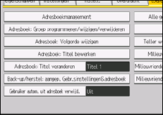 Schermafbeelding bedieningspaneel