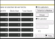Schermafbeelding bedieningspaneel