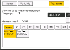 Schermafbeelding bedieningspaneel