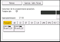 Schermafbeelding bedieningspaneel