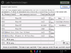 Schermafbeelding bedieningspaneel