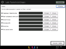 Schermafbeelding bedieningspaneel