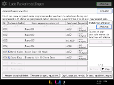 Schermafbeelding bedieningspaneel