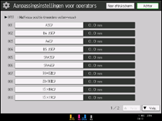 Schermafbeelding bedieningspaneel