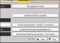 Schermafbeelding bedieningspaneel