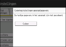 Schermafbeelding bedieningspaneel