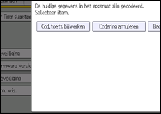 Schermafbeelding bedieningspaneel