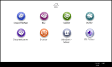 Schermafbeelding bedieningspaneel