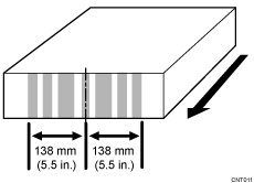 illustration of Paper Edges are stained