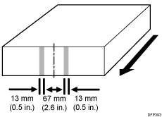 illustration of Paper Edges are stained