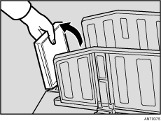 Abbildung des Papierendanschlags