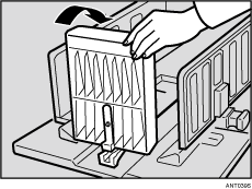 Abbildung des Papierendanschlags