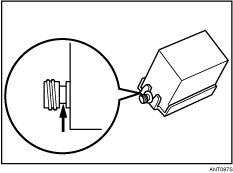 Illustration du support de l'encre