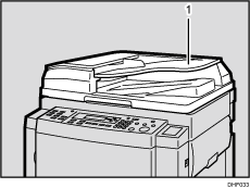 Illustration du chargeur automatique de documents avec numérotation