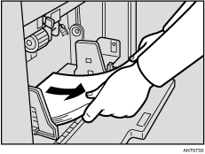 Ilustración de la bandeja de alimentación de papel