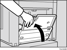 Ilustración de la bandeja de alimentación de papel