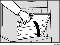 Ilustración de la bandeja de alimentación de papel