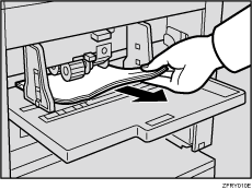 Ilustración de la bandeja de alimentación de papel