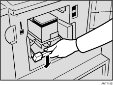 Drum unit lock lever illustration