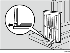 Paper delivery end plate illustration