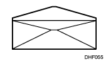 Illustration of international mail envelopes