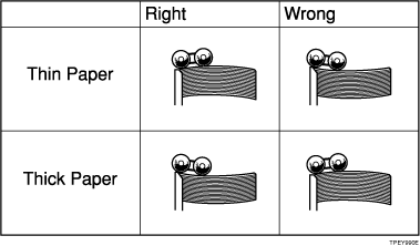 Illustration of paper curl