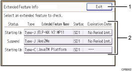 操作面板插图（标记编号的插图）